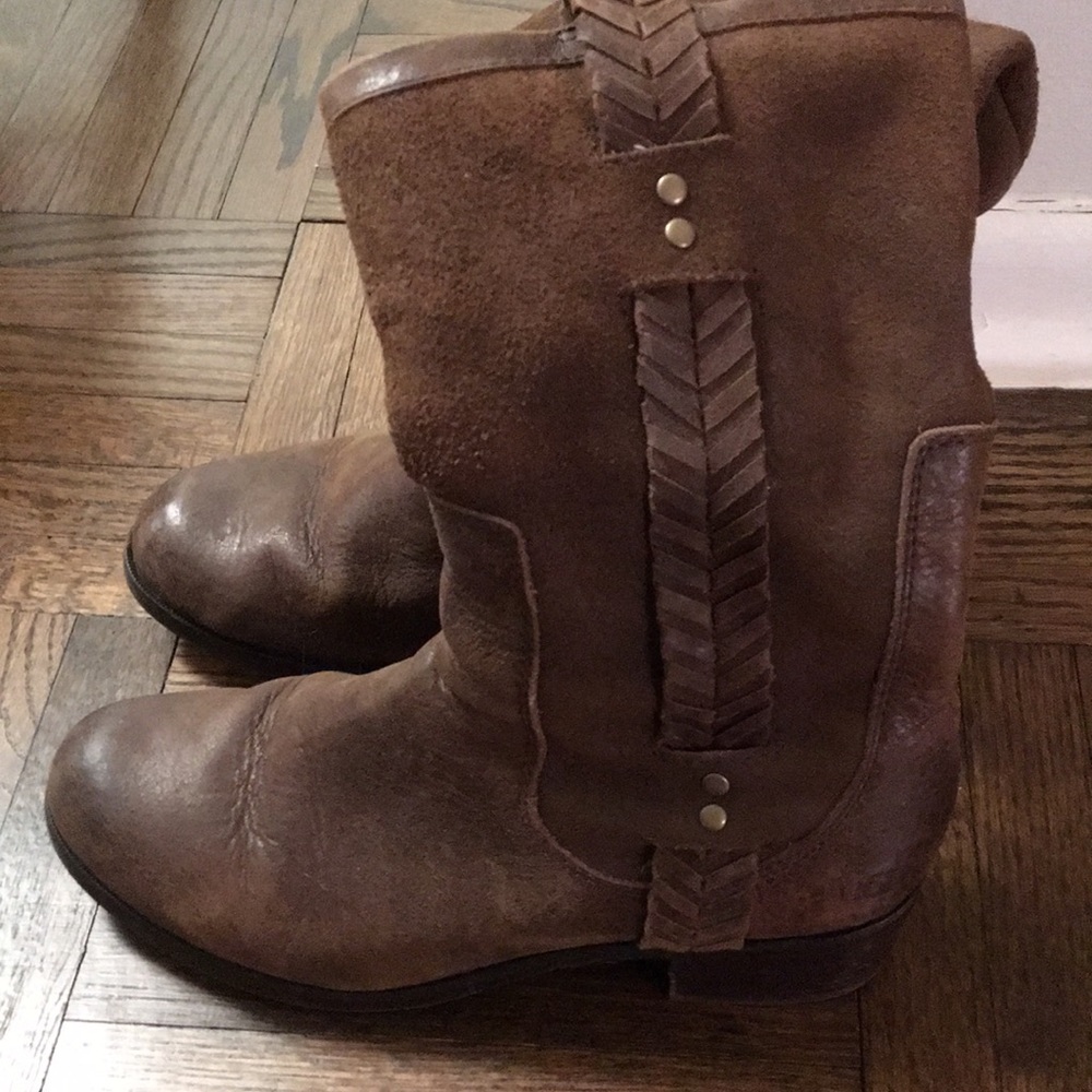 UGG Brown Leather Boots